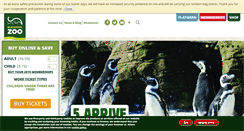 Desktop Screenshot of blackpoolzoo.org.uk